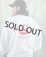 画像: SIXHELMETS CHOPPERS “SUPPORT YOUR LOCAL” L/S T-SHIRT WHITE