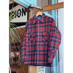 画像: 70s PENDLETON VTG WOOL SHIRT RED×GREEN M