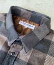 画像4: THE GOOD QUILTING PRINTED FLANNEL SHIRT BROWN