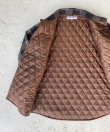 画像5: THE GOOD QUILTING PRINTED FLANNEL SHIRT BROWN