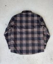 画像3: THE GOOD QUILTING PRINTED FLANNEL SHIRT BROWN