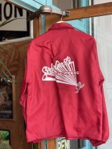 画像: SIXHELMETS CHOPPERS DRAWN BY HOODOOMAN VTG COACH JACKET RED 