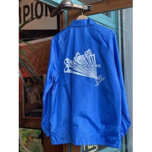 画像: SIXHELMETS CHOPPERS DRAWN BY HOODOOMAN VTG COACH JACKET BLUE L