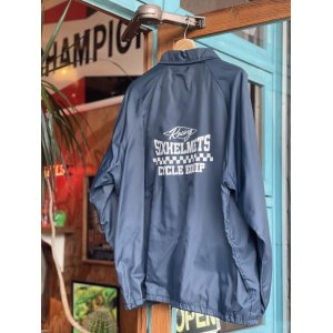 画像: SIXHELMETS RACING CYCLE EQUIP VTG COACH JACKET NAVY L