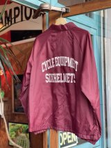 画像: SIXHELMETS CYCLE EQUIPMENT VTG COACH JACKET WINE RED L