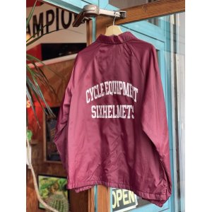 画像: SIXHELMETS CYCLE EQUIPMENT VTG COACH JACKET WINE RED L