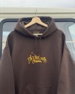 画像6: SIXHELMETS CHOPPERS LOGO HOODIE DRAWN BY BOULEVARD FEVER ART BROWN