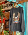 画像1: 1985 HARLEY DAVIDSON 3D EMBLEM VTG SWEATSHIRT XL