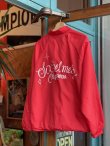 画像1: SIXHELMETS CHOPPERS LOGO DRAWN BY BOULEVARD FEVER ART VTG COACH JACKET RED M