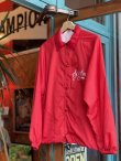 画像2: SIXHELMETS CHOPPERS LOGO DRAWN BY BOULEVARD FEVER ART VTG COACH JACKET RED M