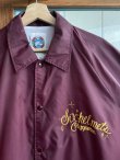 画像3: SIXHELMETS CHOPPERS LOGO DRAWN BY BOULEVARD FEVER ART VTG COACH JACKET WINE RED L