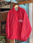 画像2: SIXHELMETS CHOPPERS LOGO DRAWN BY BOULEVARD FEVER ART VTG COACH JACKET RED 