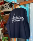 画像1: SIXHELMETS CHOPPERS L/S T-SHIRT DRAWN BY BOULEVARD FEVER ART BLACK