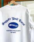 画像3: SIXHELMETS CHOPPERS “SUPPORT YOUR LOCAL” L/S T-SHIRT WHITE×ROYAL BLUE