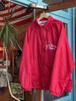 画像2: SIXHELMETS CHOPPERS LOGO DRAWN BY BOULEVARD FEVER ART VTG COACH JACKET RED L