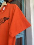 画像6: 80s HARLEY DAVIDSON ROBISON  VTG T-SHIRT ORANGE XL