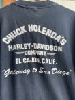 画像3: 80s HARLEY DAVIDSON CHUCK HOLENDA’S VTG POCKET T-SHIRT BLACK L