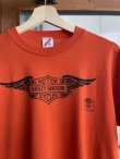 画像3: 80s HARLEY DAVIDSON ROBISON  VTG T-SHIRT ORANGE XL