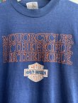 画像3: 1982 HARLEY DAVIDSON MOTORCYCLE FOR THE PEOPLE BY THE PEOPLE VTG T-SHIRT NAVY M