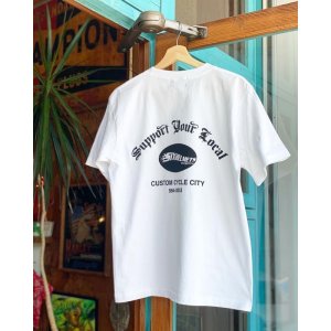 画像: SIXHELMETS CHOPPERS “SUPPORT YOUR LOCAL” T-SHIRT WHITE