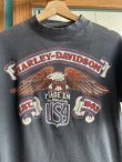 画像4: 80’s HARLEY DAVIDSON  VTG T-SHIRT CHARCOAL M