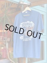 画像: 1984 HARLEY DAVIDSON STURGIS BLACK HILLS RALLY VTG T-SHIRT BLUE XL