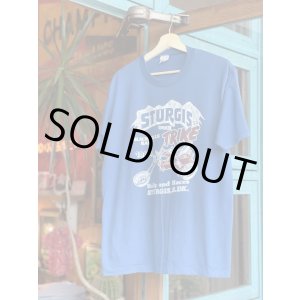 画像: 1984 HARLEY DAVIDSON STURGIS BLACK HILLS RALLY VTG T-SHIRT BLUE XL