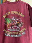 画像6: 1991 HARLEY DAVIDSON PARM SPRINGS VTG T-SHIRT WINE RED XL