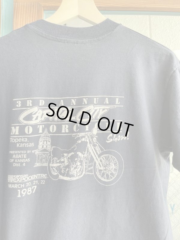 画像4: 1987 CAPITAL CITY MOTORCYCLE SHOW  VTG T-SHIRT BLACK L