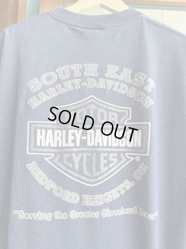 画像4: 90s HARLEY DAVIDSON SOUTH EAST OFFICIAL VTG T-SHIRT NAVY M