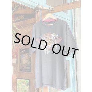 画像: 1992 HARLEY DAVIDSON BROWNES OFFICIAL VTG T-SHIRT BLACK×PINK XL