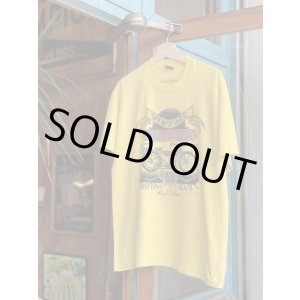 画像: 1988 HARLEY DAVIDSON DAYTONA BEACH BIKE WEEK VTG T-SHIRT LIGHT YELLOW XL
