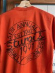 画像5: 1991 HARLEY DAVIDSON 51st ANNUAL RALLY AND RACES VTG T-SHIRT ORANGE M