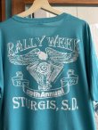 画像5: 1999 HARLEY DAVIDSON RALLY WEEK STURGIS  VTG T-SHIRT TURQUOISE BLUE  XXL