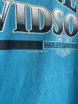 画像5: 1991 HARLEY DAVIDSON RIDE THE STRIP ROLL THE BONES OFFICIAL VTG T-SHIRT TURQUOISE BLUE  XXL