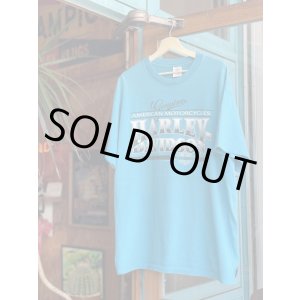 画像: 1991 HARLEY DAVIDSON RIDE THE STRIP ROLL THE BONES OFFICIAL VTG T-SHIRT TURQUOISE BLUE  XXL