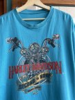 画像3: 1992 HARLEY DAVIDSON SECOND TO NONE VTG T-SHIRT TURQUOISE BLUE  