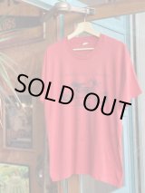 画像: INDIAN AN AMERICAN CLASSIC VTG T-SHIRT RED XL