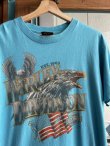 画像4: 1990 HARLEY DAVIDSON OFFICIAL VTG T-SHIRT TURQUOISE BLUE  L