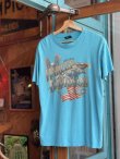 画像1: 1990 HARLEY DAVIDSON OFFICIAL VTG T-SHIRT TURQUOISE BLUE  L