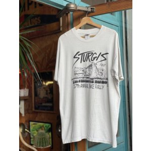 画像: 1997 STURGIS 57th ANNUALBIKE RALLY  VTG T-SHIRT WHITE XXL