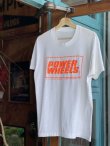 画像1: POWER WHEELS VTG T-SHIRT WHITE