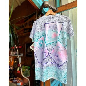 画像: Nos 1991 PACIFIC BREEZE SKATEBOARD VTG PATTERNED ALL OVER T-SHIRT M