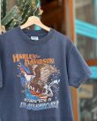 画像1: 80s HARLEY DAVIDSON “A ANYTHING ELSE IS UN-AMERICAN!” VTG T-SHIRT