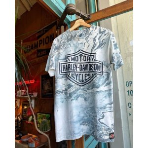画像: 1991 HARLEY DAVIDSON BAR&SHIELD LOGO MARBLE VTG T-SHIRT M