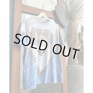 画像: 1988 HARLEY DAVIDSON PIKES PEAK COLORADO SPRINGS VTG TIE DYE T-SHIRT XL