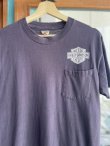 画像5: HARLEY DAVIDSON SANDERS POCKET VTG T-SHIRT NAVY L