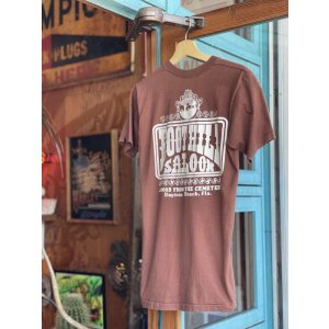 画像: 90s BOOTHILL SALOON VTG POCKET T-SHIRT BROWN