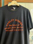 画像4: HARLEY RIDERS THE KIND OF PEOPLE YOUR MOTHER WARNED YOU ABOUT  VTG T-SHIRT BLACK XL