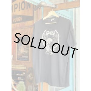 画像: DALE’S CYCLE MOTORCYCLE VTG T-SHIRT BLACK XL